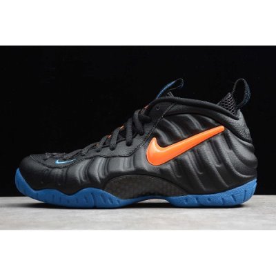 Nike Erkek Air Foamposite Pro Siyah / Mavi Basketbol Ayakkabısı Türkiye - FM3FU35I